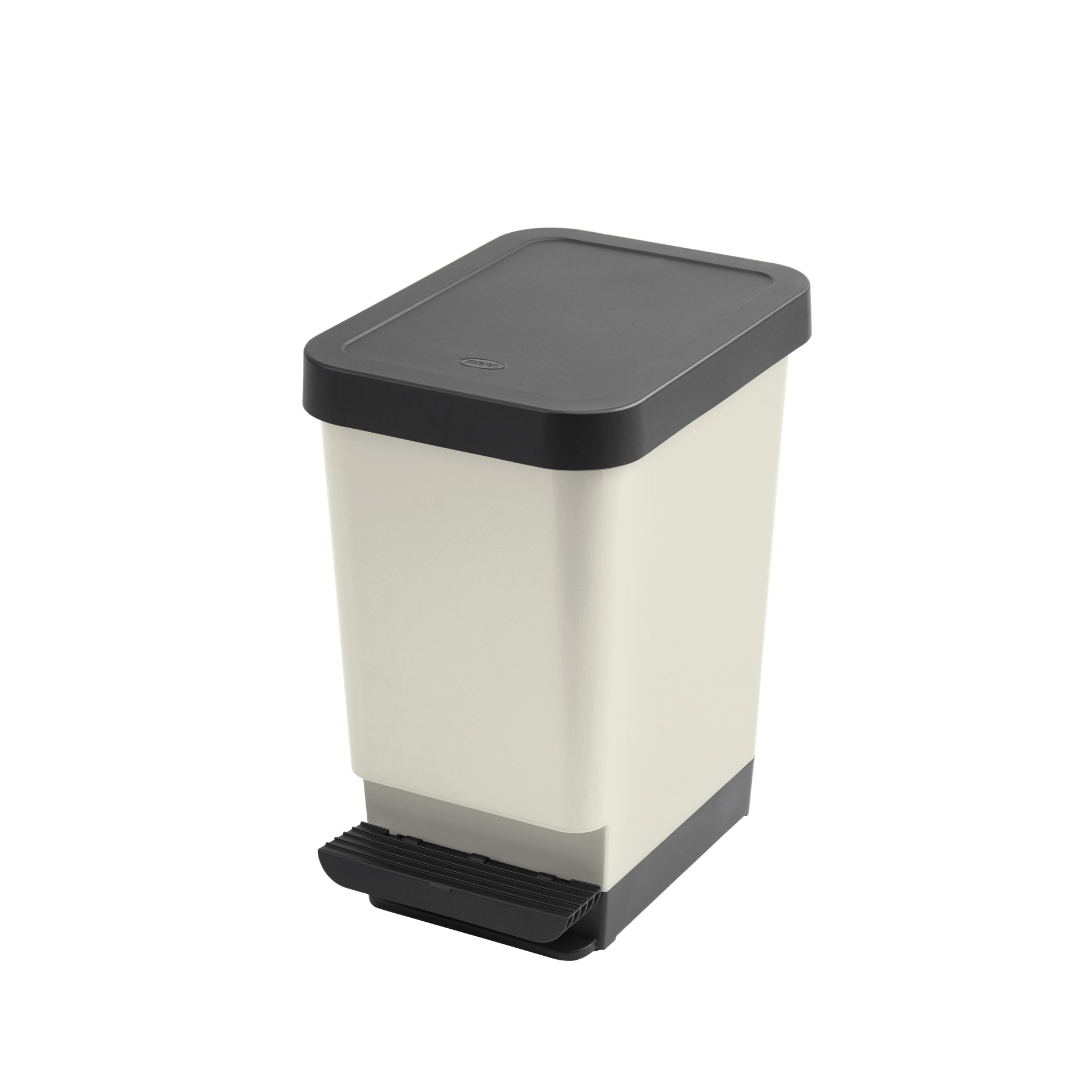 25L Moda Pedal Bin Cream Tontarelli Bins UK
